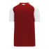 Athletic Knit V-Neck Baseball Jersey with Contrasting Shoulders (BA1375)